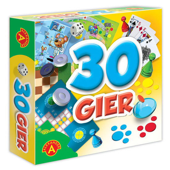 ZESTAW 30 GIER GRA DLA DZIECI I NIE TYLKO 1