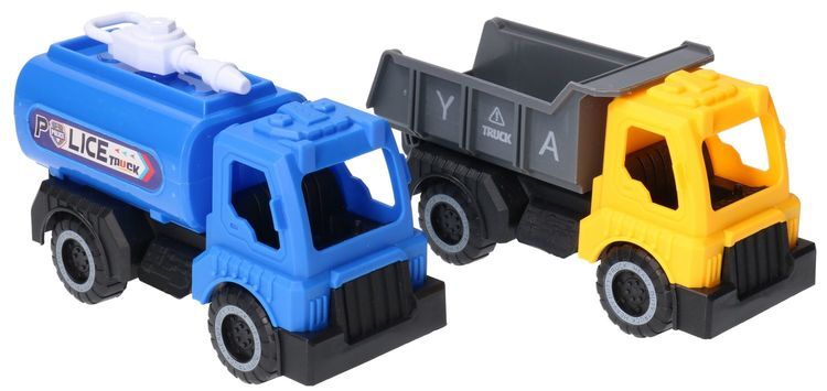 Auto zestaw 2szt wywrotka policja  1