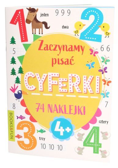 ZACZYNAMY PISAĆ CYFERKI zeszyt zadań, kolorowanka 1