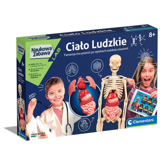 Ciało ludzkie NAUKOWA ZABAWA Clementoni 1