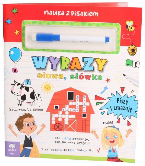 WYRAZY piszę i zmazuję NAUKA Z PISAKIEM zeszyt zadań 1