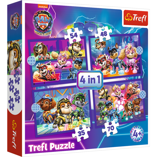 Puzzle 4w1 PSI PATROL Bohaterowie na ratunek 1