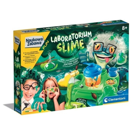 LABORATORIUM SLIME Naukowa Zabawa CLEMENTONI 1