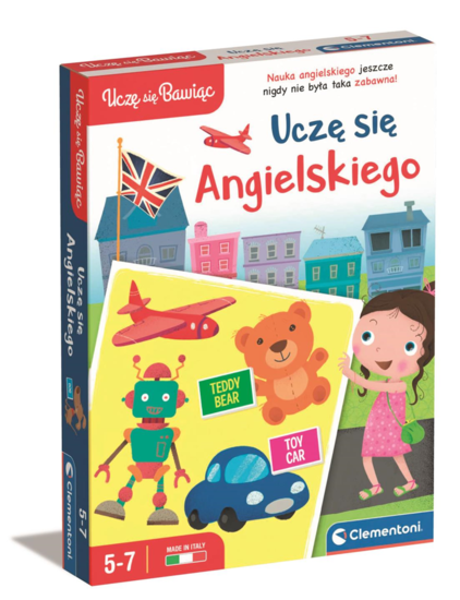 GRA edukacyjna UCZĘ SIĘ ANGIELSKIEGO Uczę się bawiąc CLEMENTONI  1
