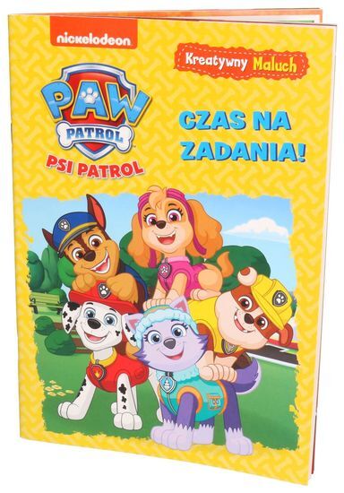 Książeczka CZAS NA ZADANIA zeszyt zadań PSI PATROL 1