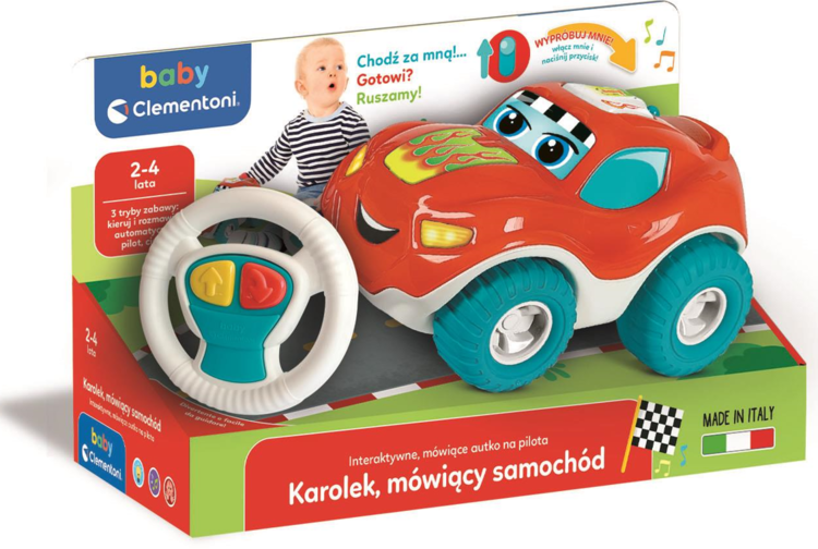 Karolek, mówiący samochód na pilota Clementoni 1