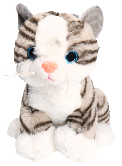Maskotka KOT SIEDZĄCY Z GŁOSEM 22cm 1