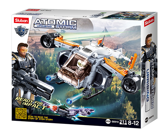 Klocki Sluban ATOMIC helikopter Thunder 1