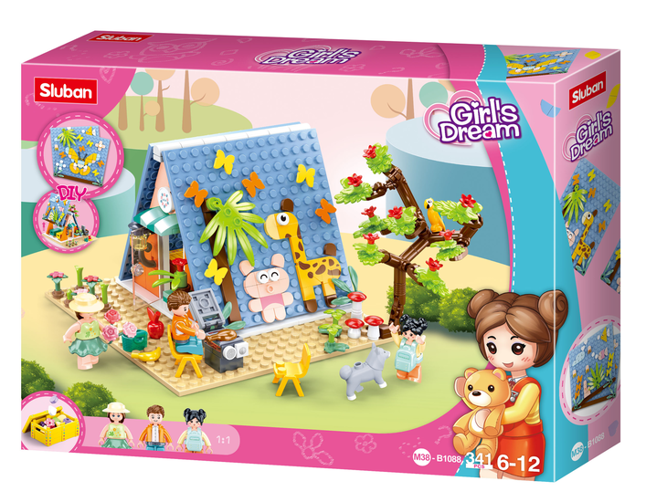 Klocki Sluban Girl's Dream LETNI OBÓZ - WAKACJE 341el 1