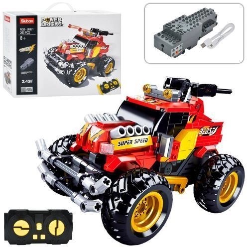 Klocki Sluban  AUTO MONSTER TRUCK zdalnie sterowany POWER BRICKS 1