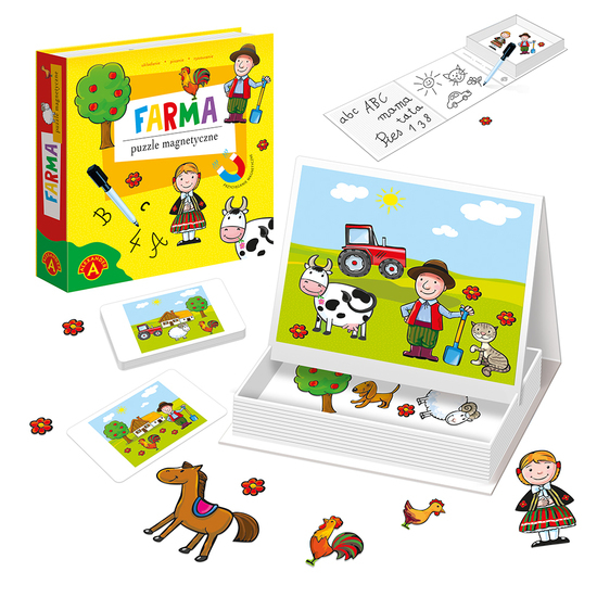 Puzzle Magnetyczne FARMA - 24 elementy 1