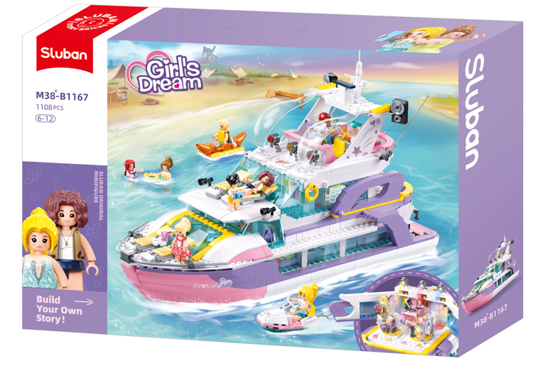 Klocki Sluban Girl's Dream JACHT 1