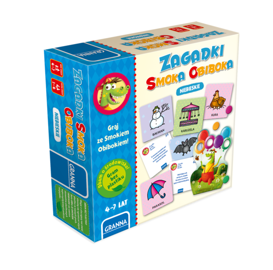 Gra Zagadki Smoka Obiboka Niebieskie Granna 1