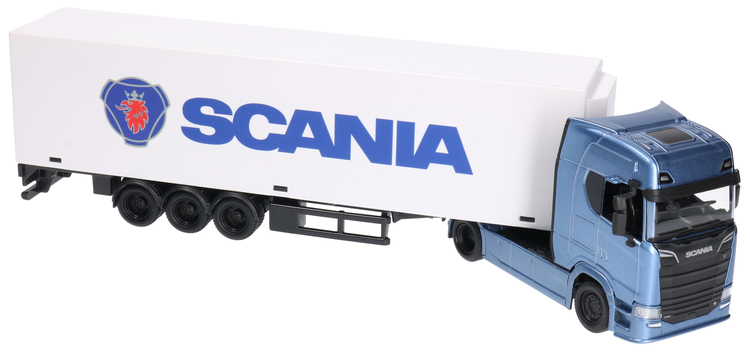 Auto TIR SCANIA z naczepą  BURAGO 1:43 1