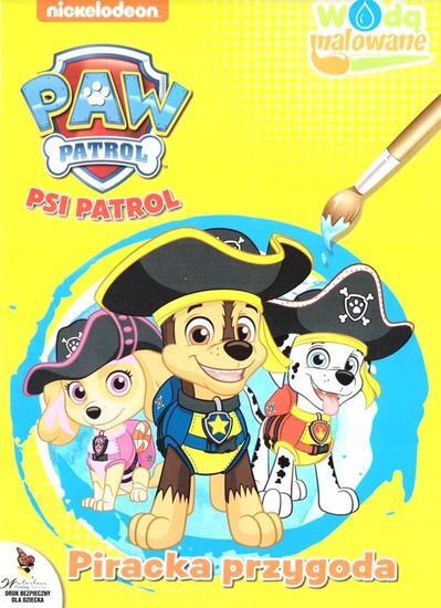 Kolorowanka PSI PATROL MALOWANIE WODĄ - Piracka przygoda 1