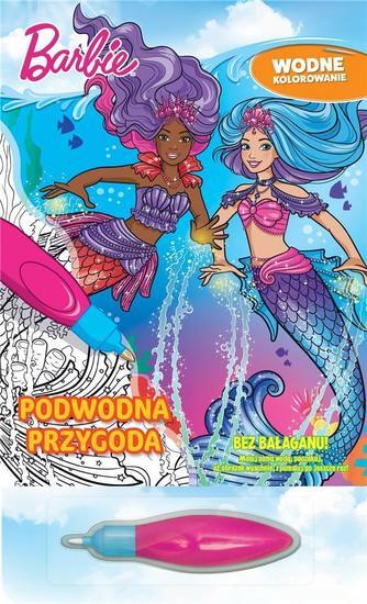 Malowanka BARBIE Podwodna przygoda - wodne kolorowanie 1