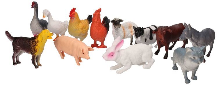 Figurki ZWIERZĘTA DOMOWE farma  1
