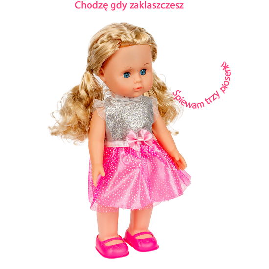 Lalka JULKA chodzi śpiewa recytuje wierszyki Smily Play 1