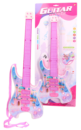 Gitara elektryczna dla dziewczynki światełka, dźwięki 1
