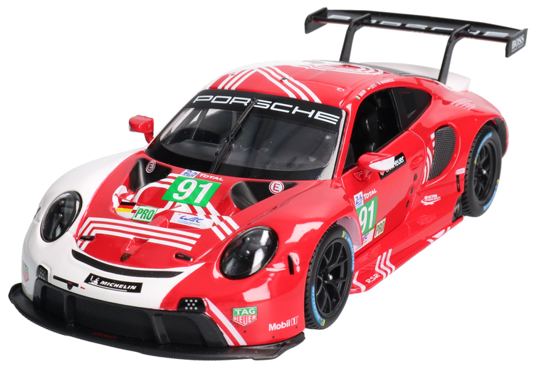 Auto PORSCHE 911 RSR LM 2020 model metalowy BURAGO 1:24 1