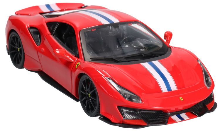 Auto Ferrari 488 Pista model metalowy BURAGO 1:24 1