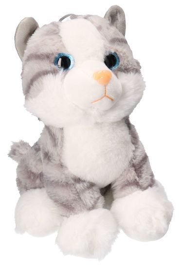 Maskotka KOT SIEDZĄCY Z GŁOSEM 22cm 1