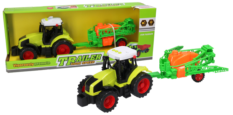 Traktor i opryskiwcz, światło - dźwięk 1