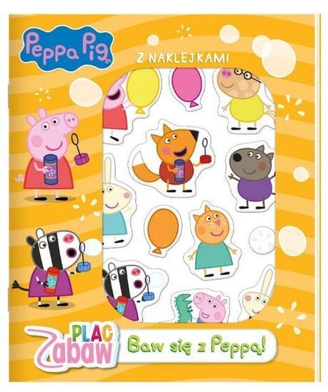 Książka PLAC ZABAW Baw się z Peppą - ŚWINKA PEPPA zeszyt zadań 1