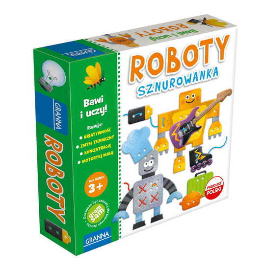 Gra ROBOTY sznurowanka 1