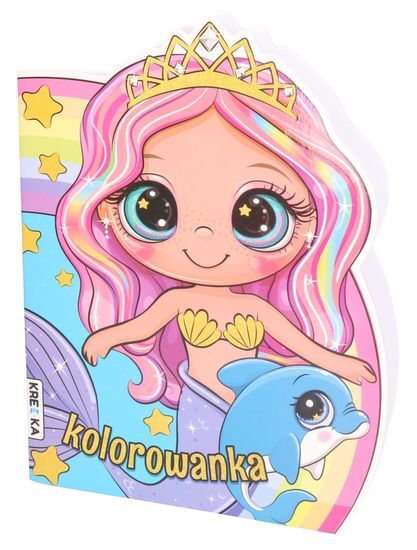 Kolorowanka SYRENKA naklejki 1