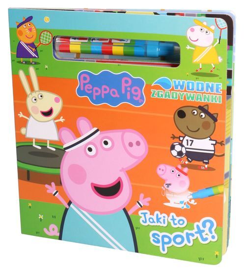Książka kolorowanka wodna ŚWINKA PEPPA Jaki to sport? 1