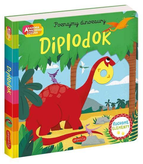 Książka Poznajemy dinozaury DIPLODOK Akademia mądrego dziecka 1