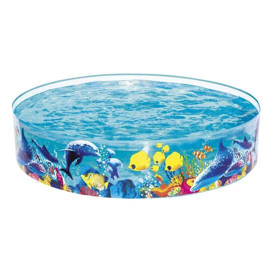 Basen rozporowy 183x38cm delfiny 1