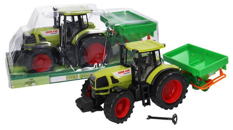Traktor z siewnikiem maszyna rolnicza  1