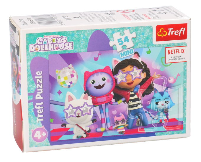 Puzzle 54 mini  KOCI DOMEK GABI  1