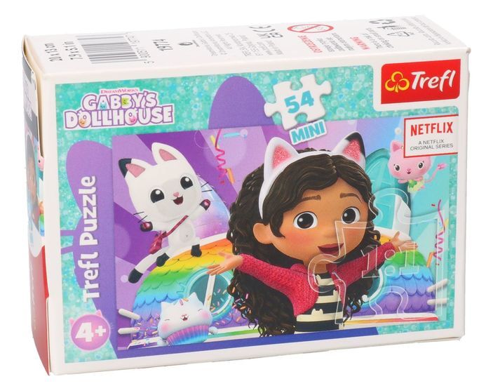 Puzzle 54 mini  KOCI DOMEK GABI  1