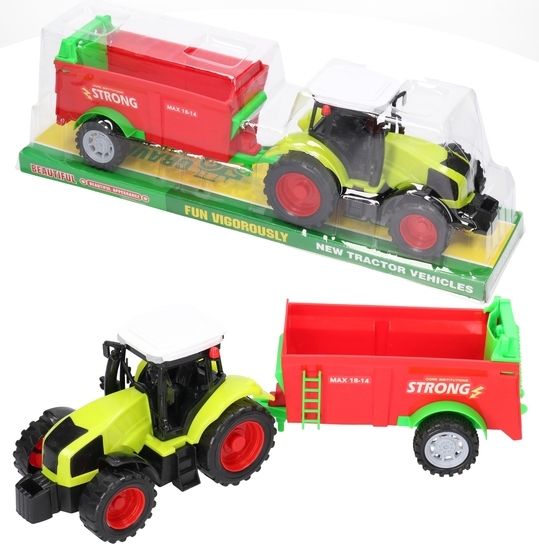 Traktor z przyczepą, maszyna rolnicza 1