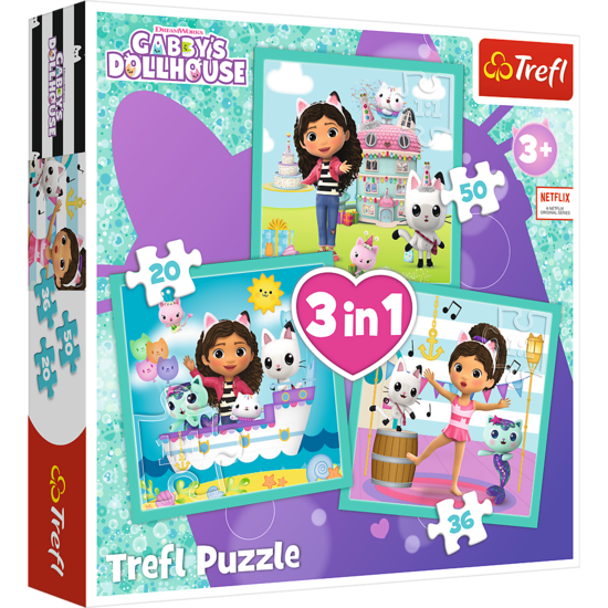 Puzzle 3w1 Aktywności Gabi 1