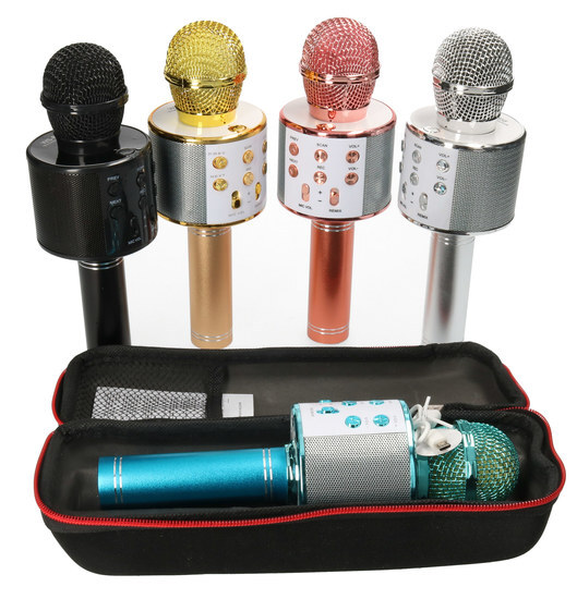 Bezprzewodowy mikrofon KARAOKE etiu USB 1