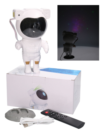 Projektor gwiazd KOSMONAUTA lampka nocna 1