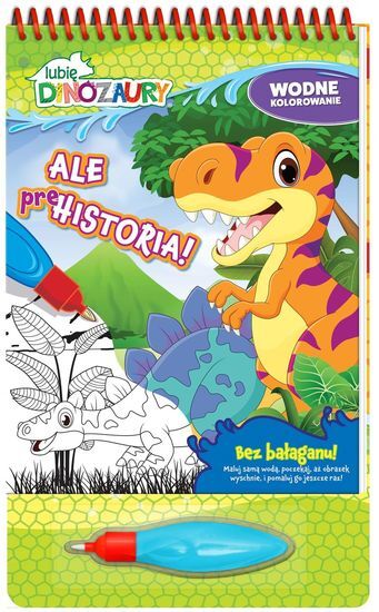Kolorowanka LUBIĘ DINOZAURY- Ale prehistoria wodne kolorowanie  1