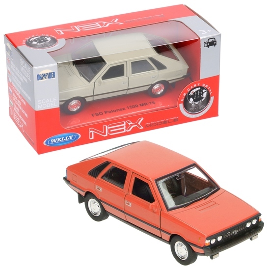 Auto POLONEZ FSO 1500 MR'78 Borewicz, model metalowy WELLY 1