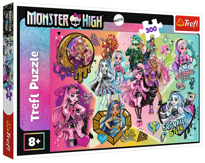 Puzzle 300 Zombie górą! MONSTER HIGH 1