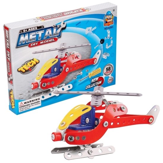 Mały konstruktor HELIKOPTER 58el metal 1
