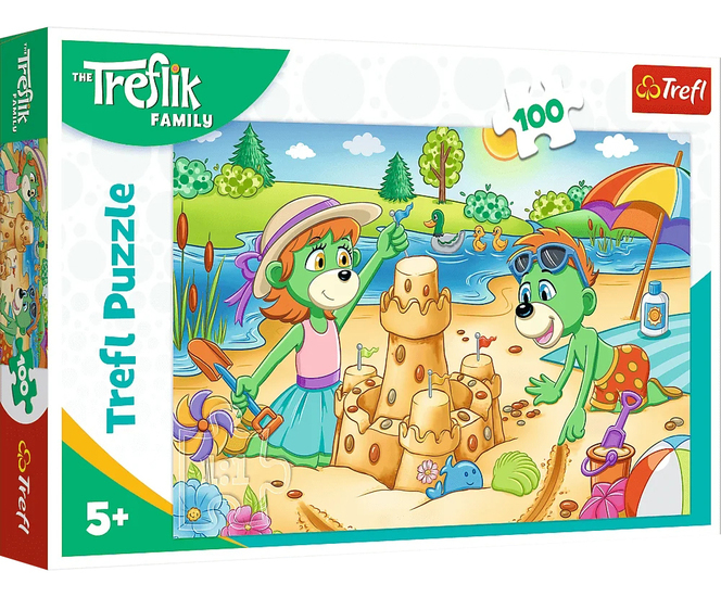 Puzzle 100 Dzień Treflików 1