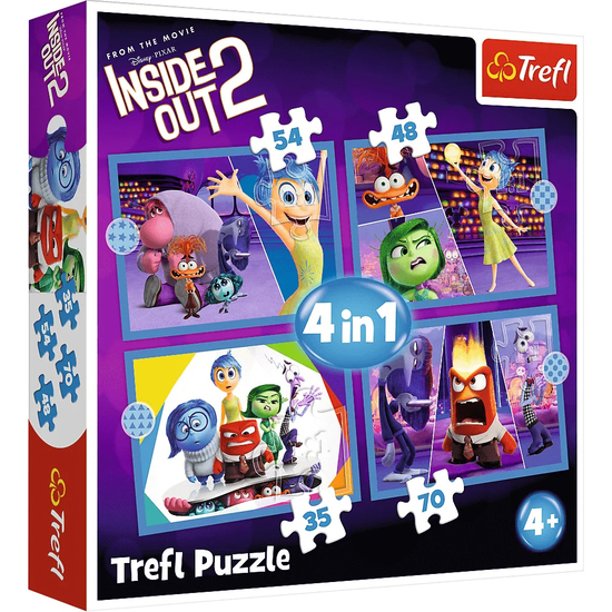 Puzzle 4w1 Emocje rządzą W GŁOWIE SIĘ NIE MIEŚCI 1