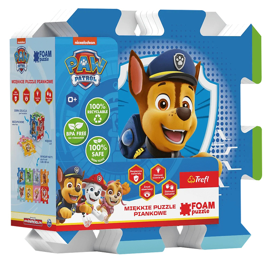Puzzlopianka Psi Patrol 8el puzzle piankowe 1