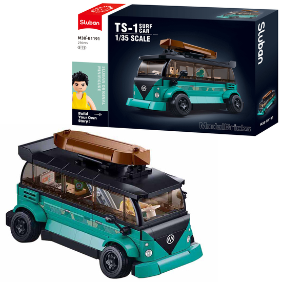 Klocki Sluban AUTO SURFERÓW ww BUS Model Bricks 1