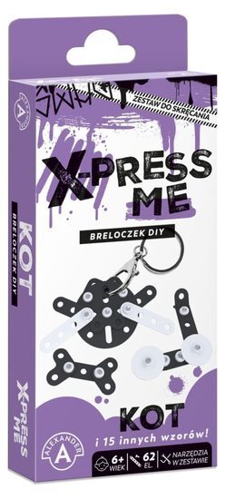 Brelok do skręcania DIY - Kot X-Press Me 1