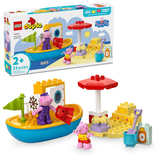 Klocki Lego Duplo Peppa i rejs łodzią 1